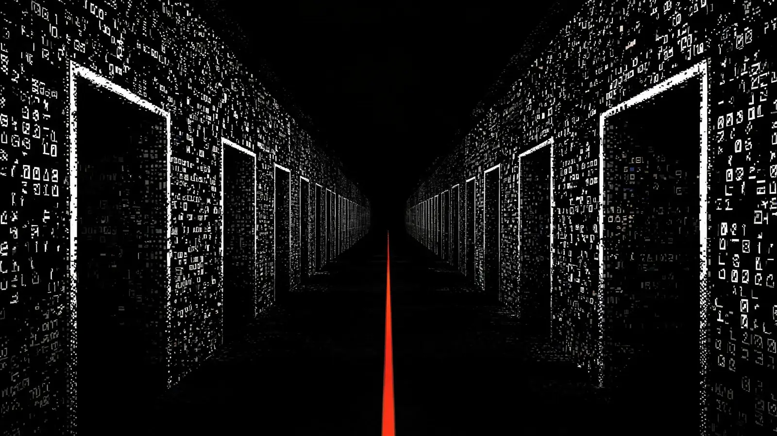 Abstract specimen plate representing a password-reset chain with an exposed recovery secret